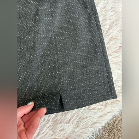 Camomilla Italia Grey Yellow Polka Dot Tie Belt Mini Skirt Sz 42 6 Med Italian - Picture 2 of 9